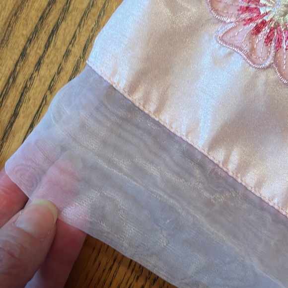 Worn once George pink embroidered flower dress - Picture 5 of 16